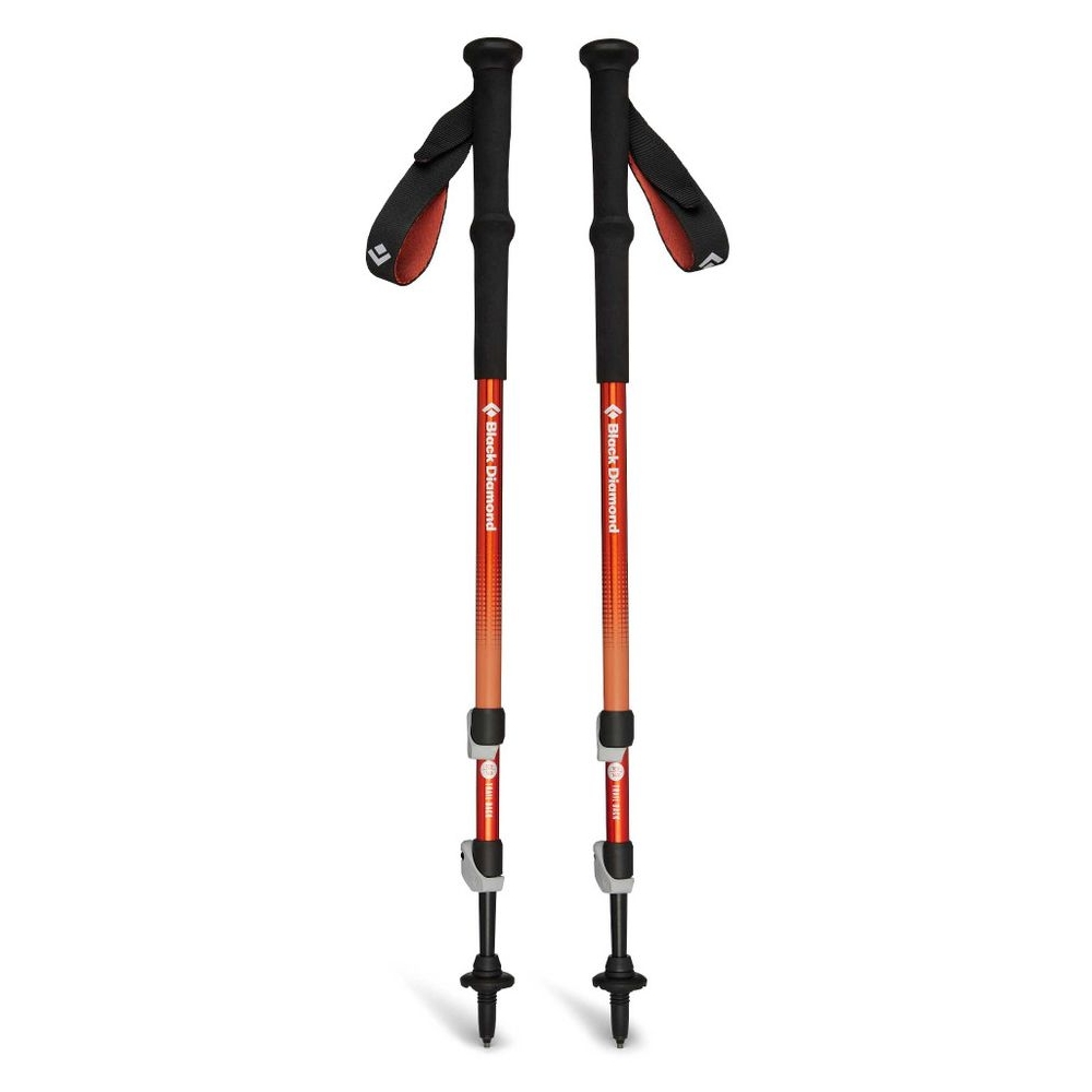 Black Diamond Trail Back Trekking Poles Burnt Sienna  BD112552-Burnt Sienn wandelstokken en gamaschen online bestellen bij Kathmandu Outdoor & Travel
