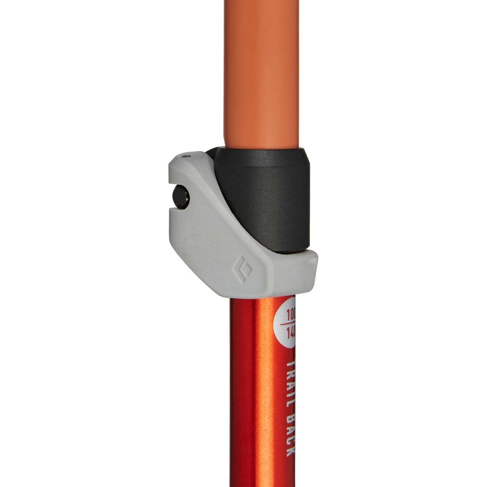 Black Diamond Trail Back Trekking Poles Burnt Sienna  BD112552-Burnt Sienn wandelstokken en gamaschen online bestellen bij Kathmandu Outdoor & Travel