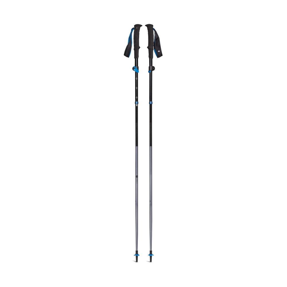 Black Diamond Distance FLZ Poles Pewter  BD112533-Pewter wandelstokken en gamaschen online bestellen bij Kathmandu Outdoor & Travel