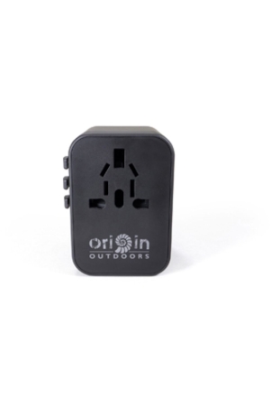 Origin Outdoor Universal Travel Adapter Black 100360 reisaccessoires online bestellen bij Kathmandu Outdoor & Travel