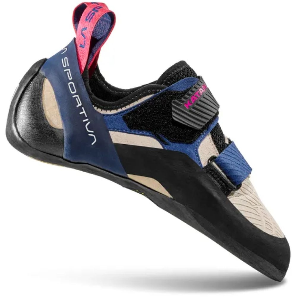 La Sportiva Katana Woman White/Storm Blue 40K000639 klimschoenen online bestellen bij Kathmandu Outdoor & Travel