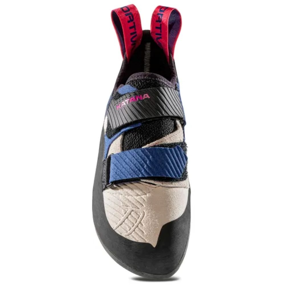 La Sportiva Katana Woman White/Storm Blue 40K000639 klimschoenen online bestellen bij Kathmandu Outdoor & Travel
