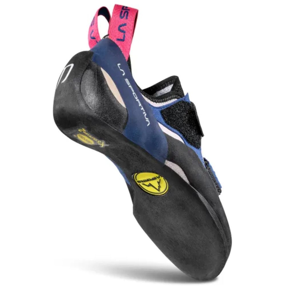 La Sportiva Katana Woman White/Storm Blue 40K000639 klimschoenen online bestellen bij Kathmandu Outdoor & Travel