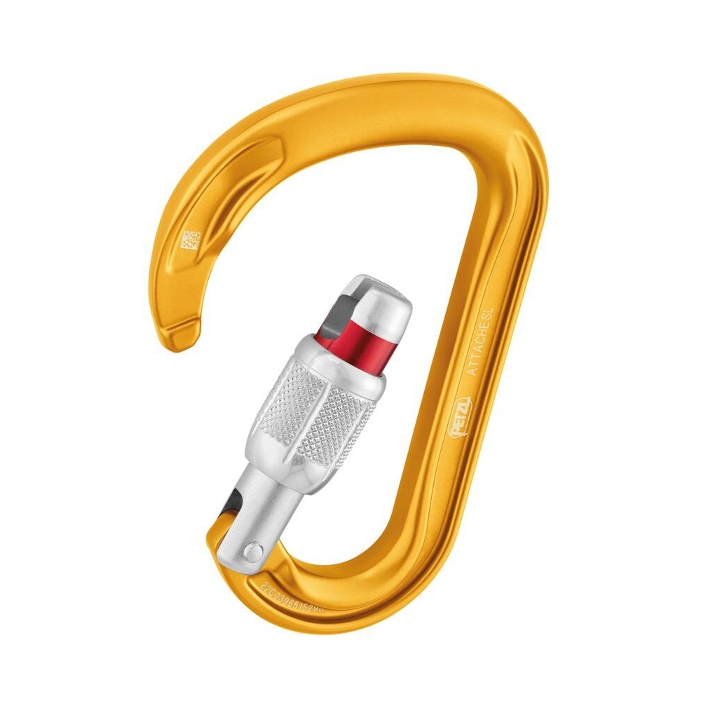 Petzl Attache Yellow M038AA00 karabiners en setjes online bestellen bij Kathmandu Outdoor & Travel