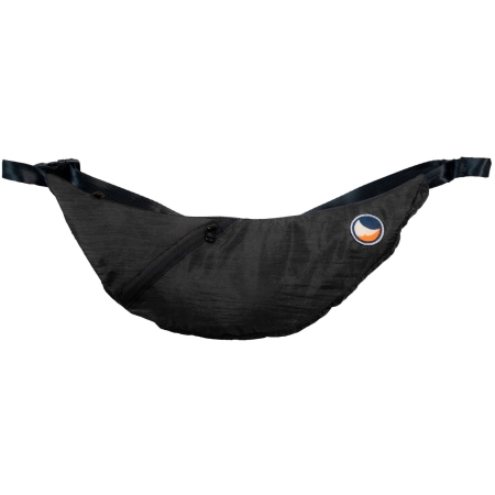 Ticket to the Moon  Upcycled Sling Bag  Black