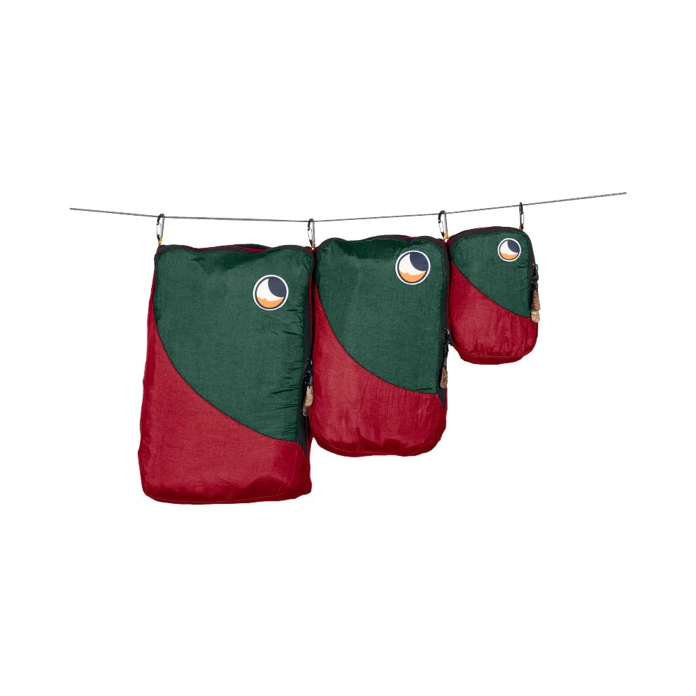Ticket to the Moon Travel Cube Set Burgundy / Dark Green TMTCSET3405 reisaccessoires online bestellen bij Kathmandu Outdoor & Travel
