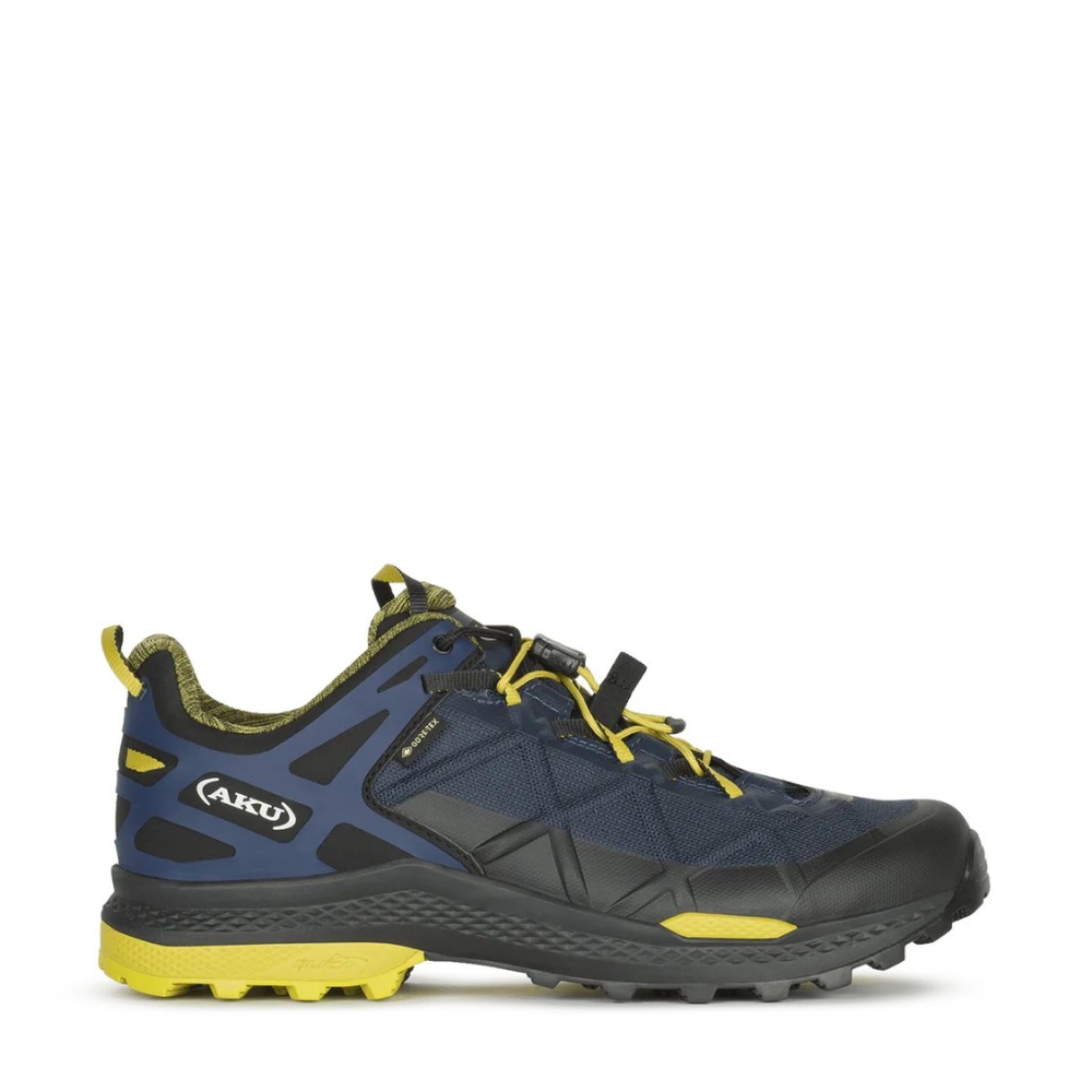 AKU Rocket DFS GTX Blue/Mustard 726-553 wandelschoenen heren online bestellen bij Kathmandu Outdoor & Travel