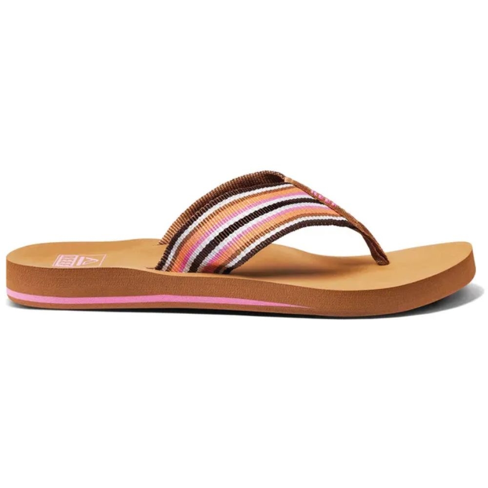 Reef Spring Woven Women's Smoothie Stripe CJ0292 slippers online bestellen bij Kathmandu Outdoor & Travel