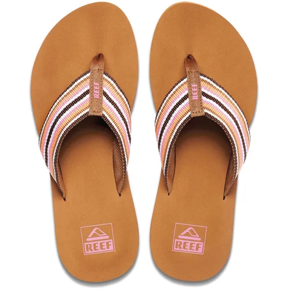 Reef Spring Woven Women's Smoothie Stripe CJ0292 slippers online bestellen bij Kathmandu Outdoor & Travel