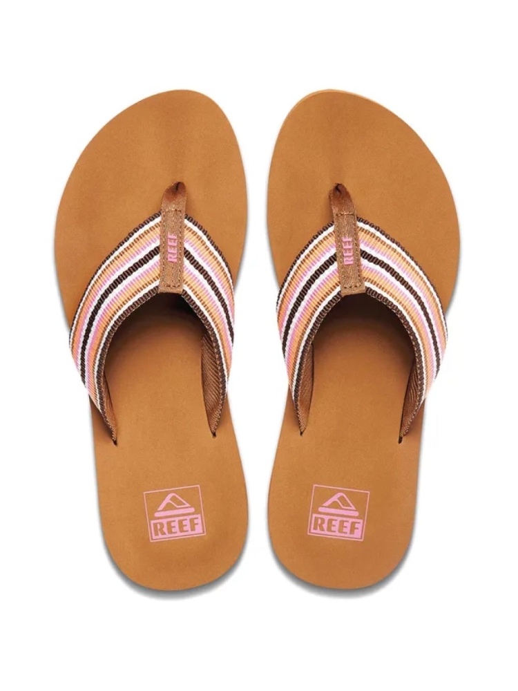 Reef Spring Woven Women's Smoothie Stripe CJ0292 slippers online bestellen bij Kathmandu Outdoor & Travel