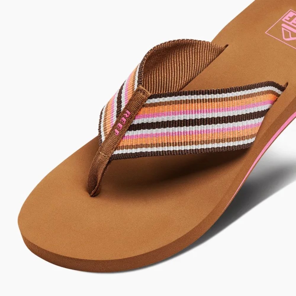 Reef Spring Woven Women's Smoothie Stripe CJ0292 slippers online bestellen bij Kathmandu Outdoor & Travel