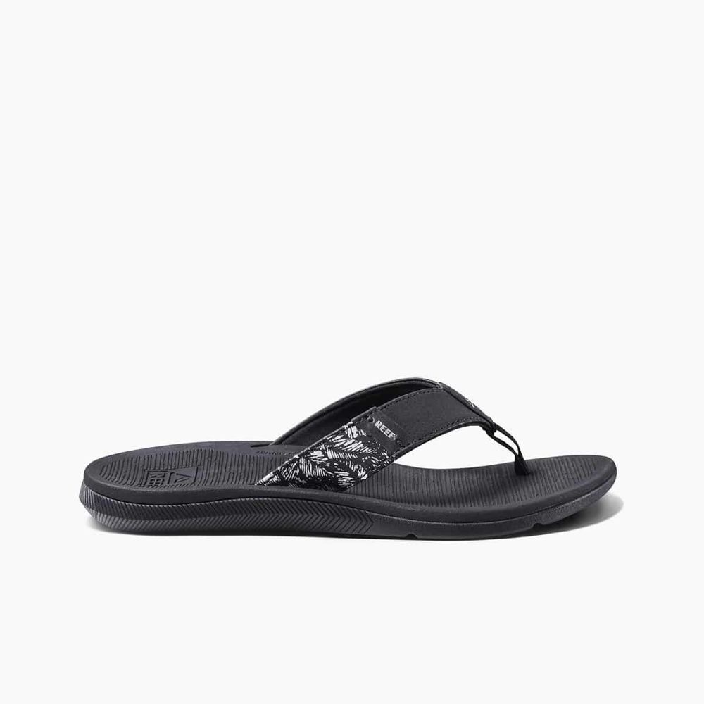 Reef Santa Ana Women's Black/White CJ3624 slippers online bestellen bij Kathmandu Outdoor & Travel