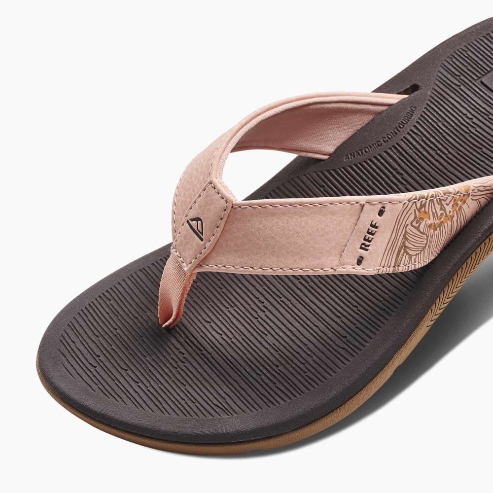 Reef Santa Ana Women's Peach Parfait CJ3625 slippers online bestellen bij Kathmandu Outdoor & Travel
