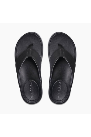 Reef Cushion Bonzer Black/Gum CJ4042 slippers online bestellen bij Kathmandu Outdoor & Travel