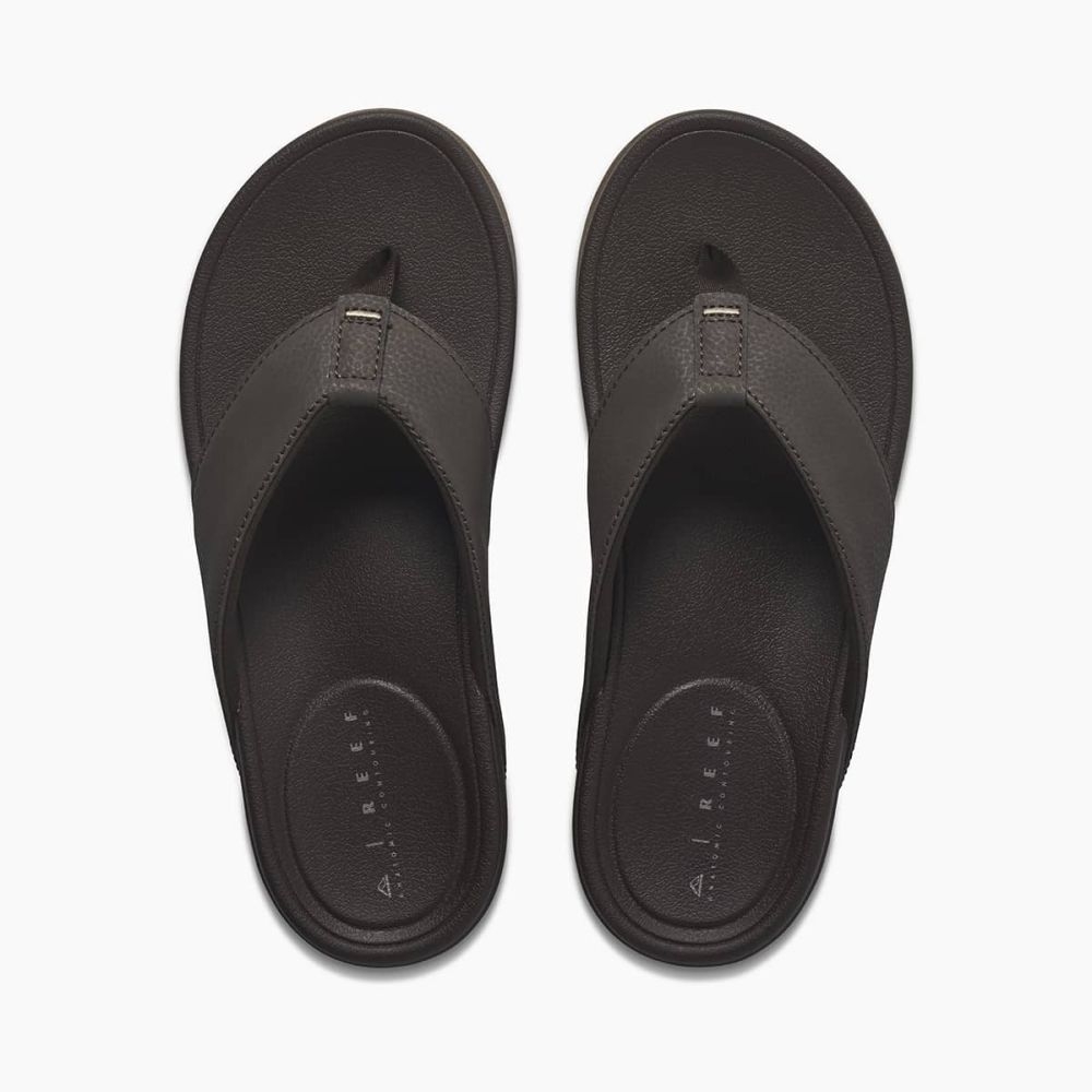 Reef Cushion Bonzer Brown CJ4043 slippers online bestellen bij Kathmandu Outdoor & Travel