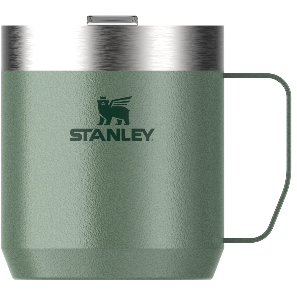 Stanley The Everyday Camp Mug 0,35L Hammertone Green 10-09366-005 drinkflessen en thermosflessen online bestellen bij Kathmandu Outdoor & Travel