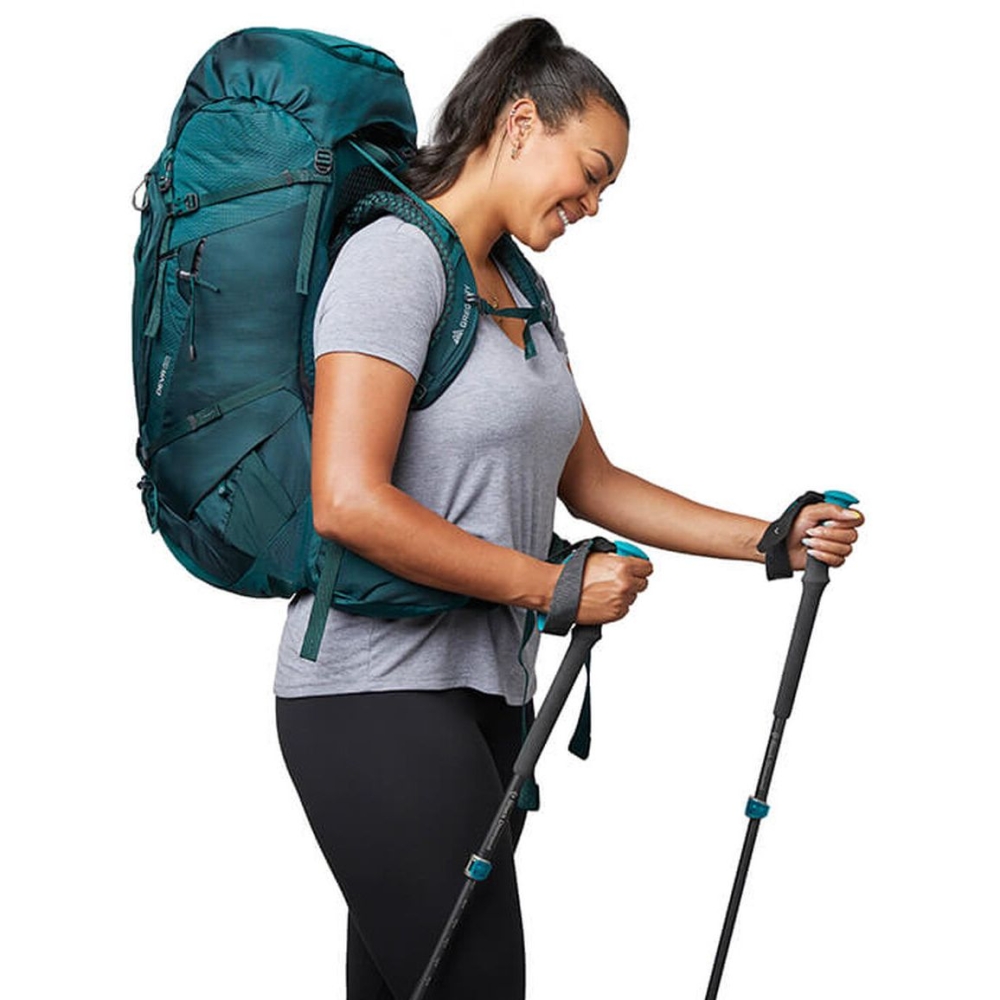 Gregory Deva 60 Emerald Green 14245x-1327 trekkingrugzakken online bestellen bij Kathmandu Outdoor & Travel