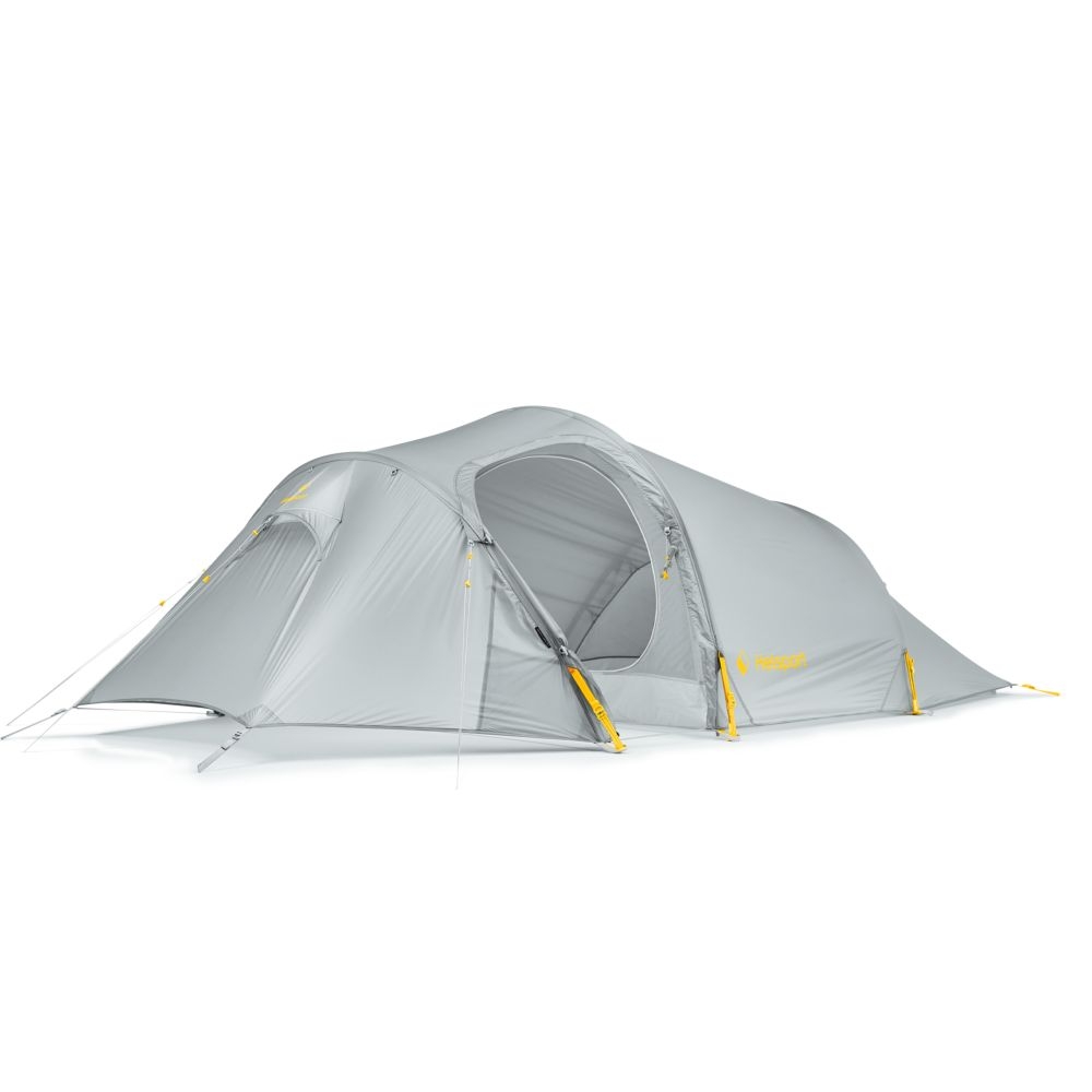 Helsport Adventure  Lofoten SL 3 Tent Stone Grey /Sunset Yellow 50015-23 tenten online bestellen bij Kathmandu Outdoor & Travel