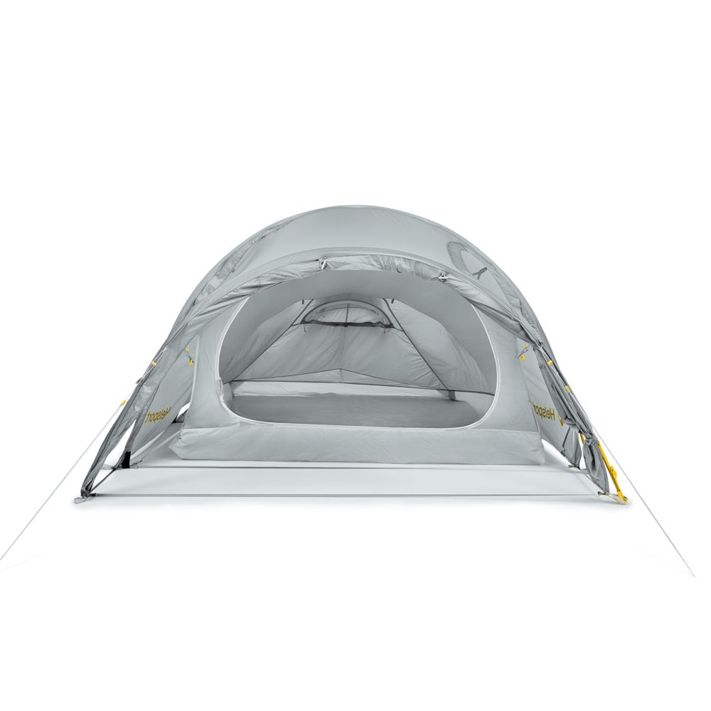 Helsport Adventure  Lofoten SL 3 Tent Stone Grey /Sunset Yellow 50015-23 tenten online bestellen bij Kathmandu Outdoor & Travel