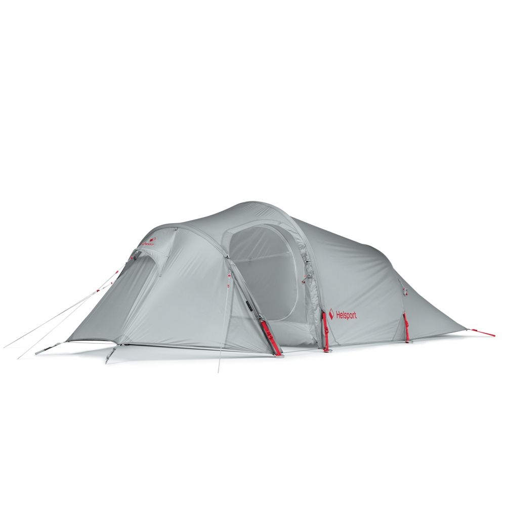 Helsport Explorer Lofoten Pro 2 Tent Stone Grey / Ruby Red 50018-23 tenten online bestellen bij Kathmandu Outdoor & Travel