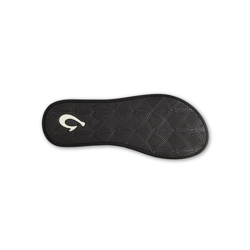 Olukai Puawe Women's White / Black 20198-4R40 slippers online bestellen bij Kathmandu Outdoor & Travel