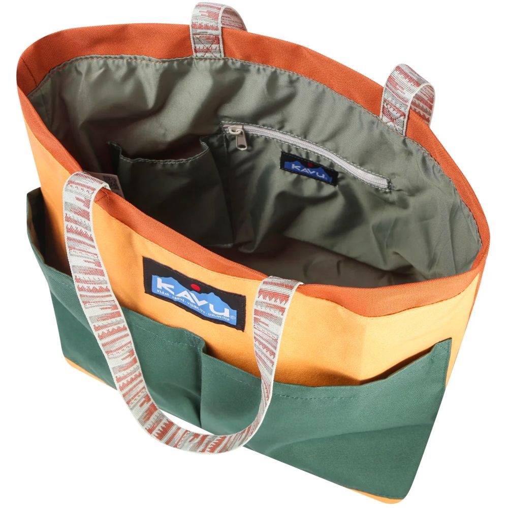 Kavu Twin Falls Tote Russet Valley 9339-RUSSV tassen online bestellen bij Kathmandu Outdoor & Travel