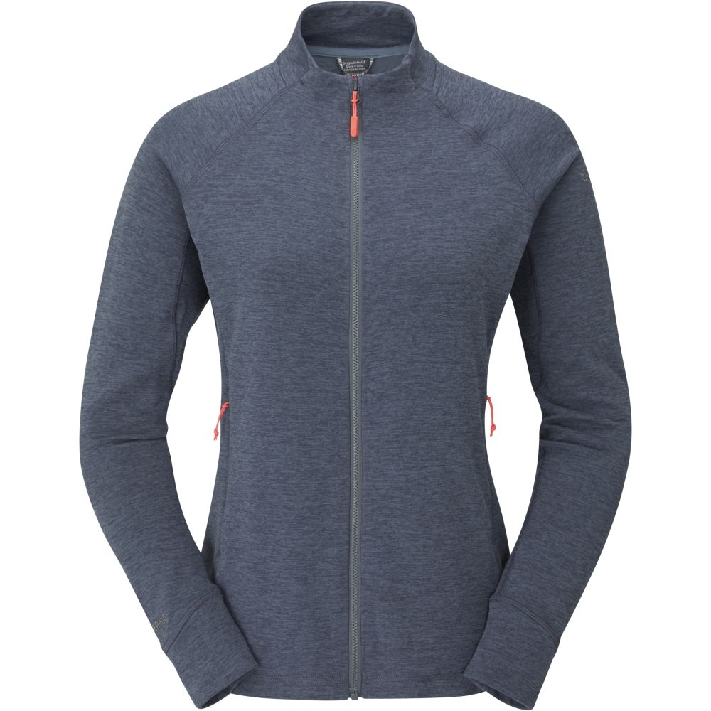 Rab Nexus Jacket Women's Steel QFF-73-STE fleeces en truien online bestellen bij Kathmandu Outdoor & Travel