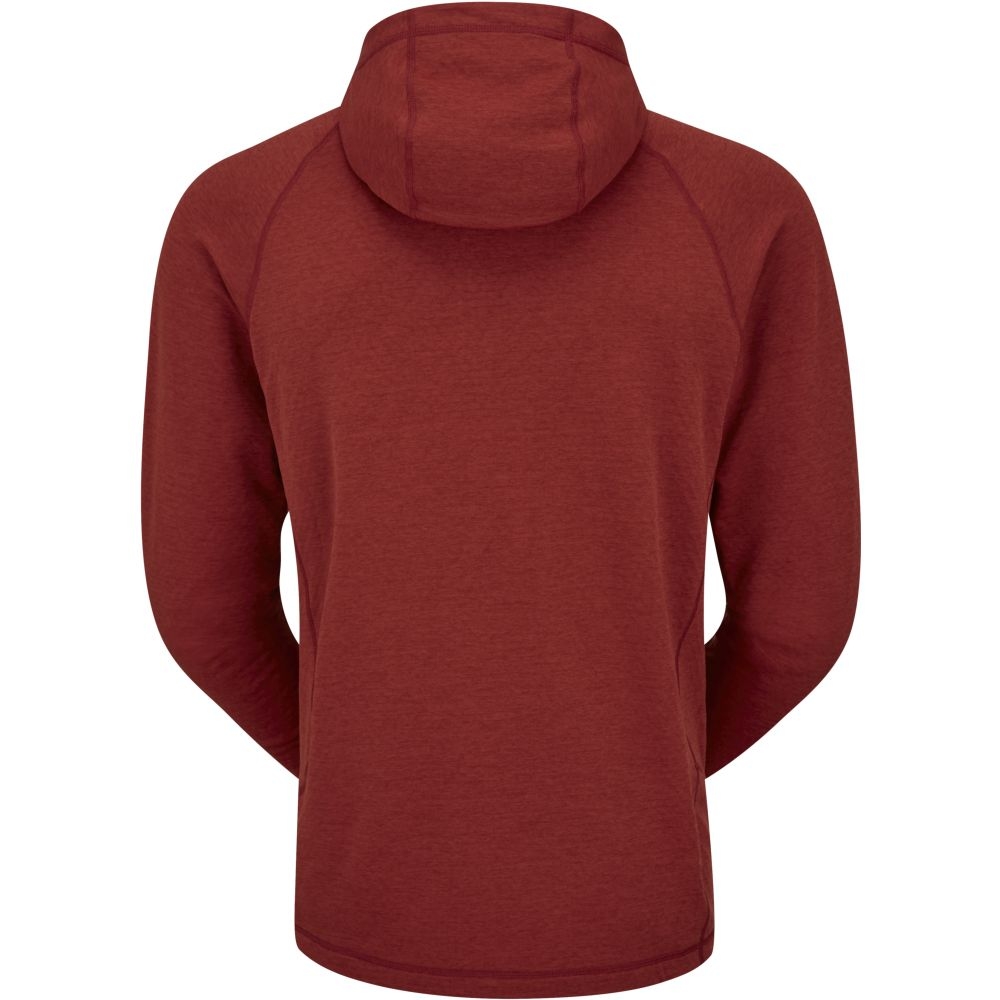 Rab Nexus Hoody Tuscan Red QFF-70-TRD fleeces en truien online bestellen bij Kathmandu Outdoor & Travel