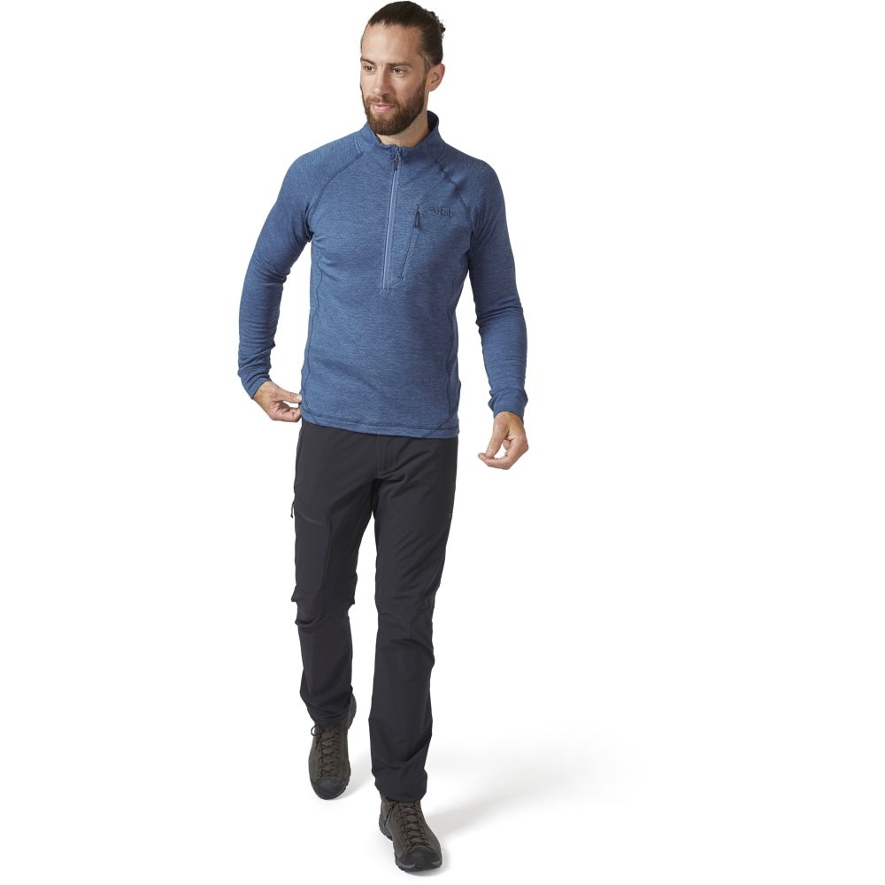 Rab Nexus Pull-On Denim QFF-74-DEN fleeces en truien online bestellen bij Kathmandu Outdoor & Travel