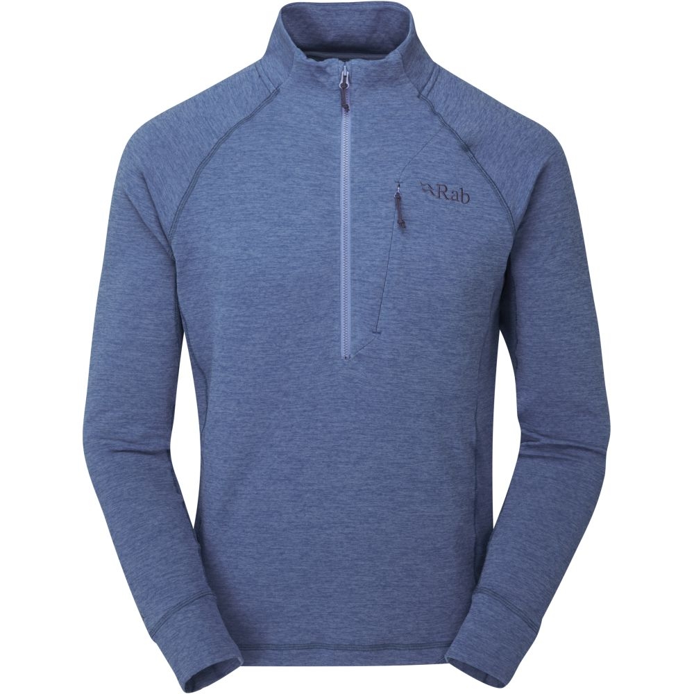 Rab Nexus Pull-On Denim QFF-74-DEN fleeces en truien online bestellen bij Kathmandu Outdoor & Travel