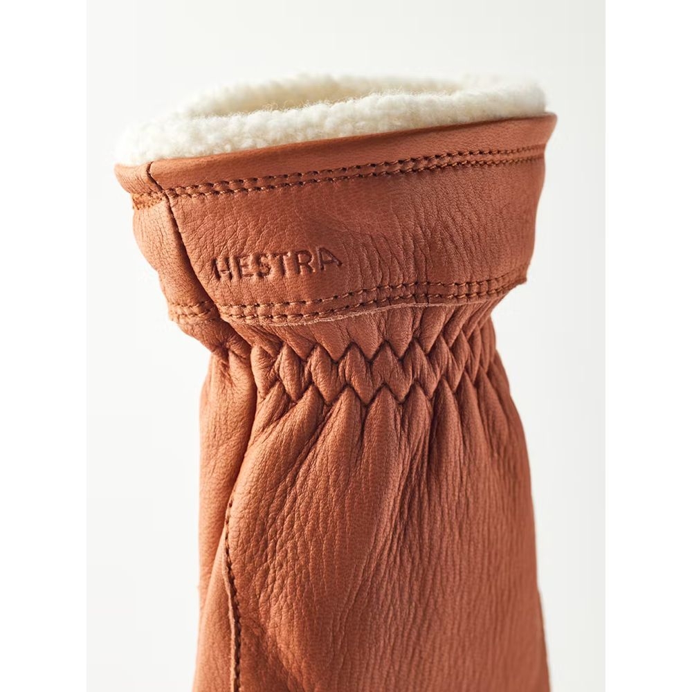 Hestra Buvika Deerskin Cork 1002520-710 kleding accessoires online bestellen bij Kathmandu Outdoor & Travel
