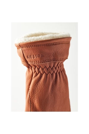 Hestra Buvika Deerskin Cork 1002520-710 kleding accessoires online bestellen bij Kathmandu Outdoor & Travel