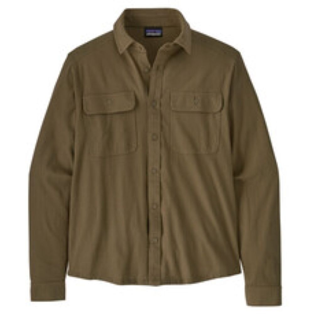 Patagonia Knoven Shirt Sage Khaki 41875-SKA shirts en tops online bestellen bij Kathmandu Outdoor & Travel