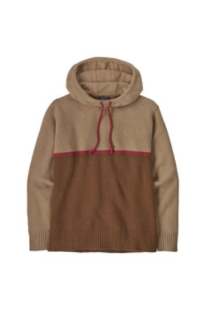 Patagonia Recycled Wool-Blend Sweater Hoody Nest Brown 51155-NESB fleeces en truien online bestellen bij Kathmandu Outdoor & Travel