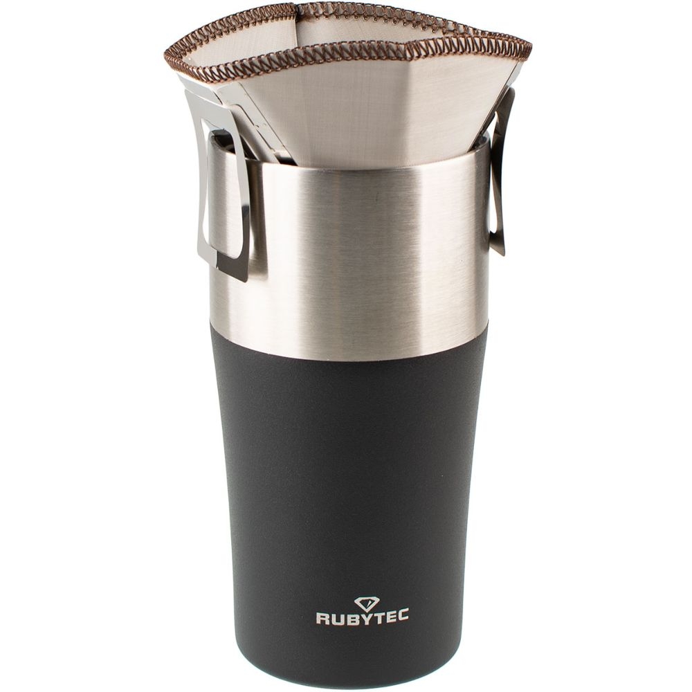 Rubytec Drip Stainless Steel Coffee Filter  Silver RU52215 koken online bestellen bij Kathmandu Outdoor & Travel