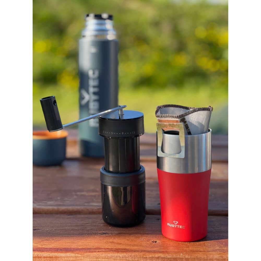 Rubytec Robusta XL Foldable Coffee Grinder  Black RU52910 koken online bestellen bij Kathmandu Outdoor & Travel