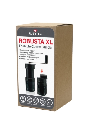 Rubytec Robusta XL Foldable Coffee Grinder  Black RU52910 koken online bestellen bij Kathmandu Outdoor & Travel