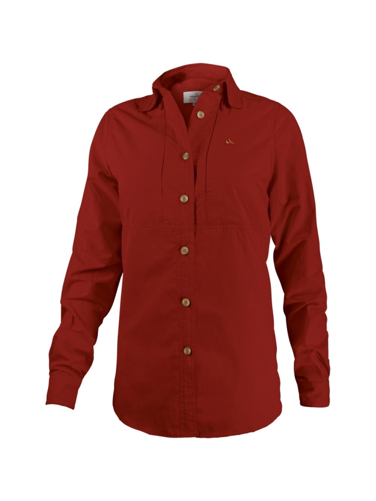 Viavesto Shirt Dias Women's Red sra1800ro-Red shirts en tops online bestellen bij Kathmandu Outdoor & Travel