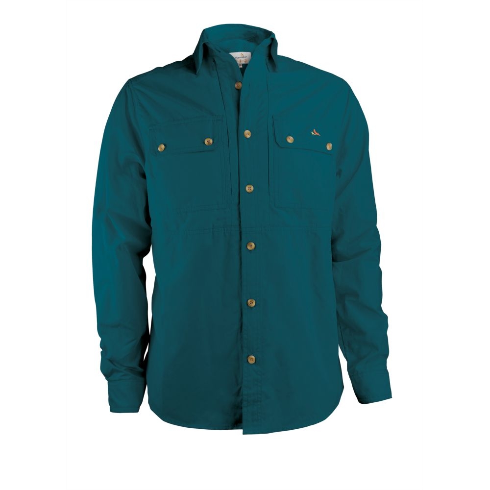 Viavesto Shirt Senhor Dias Petrol sr1800pe-Petrol shirts en tops online bestellen bij Kathmandu Outdoor & Travel