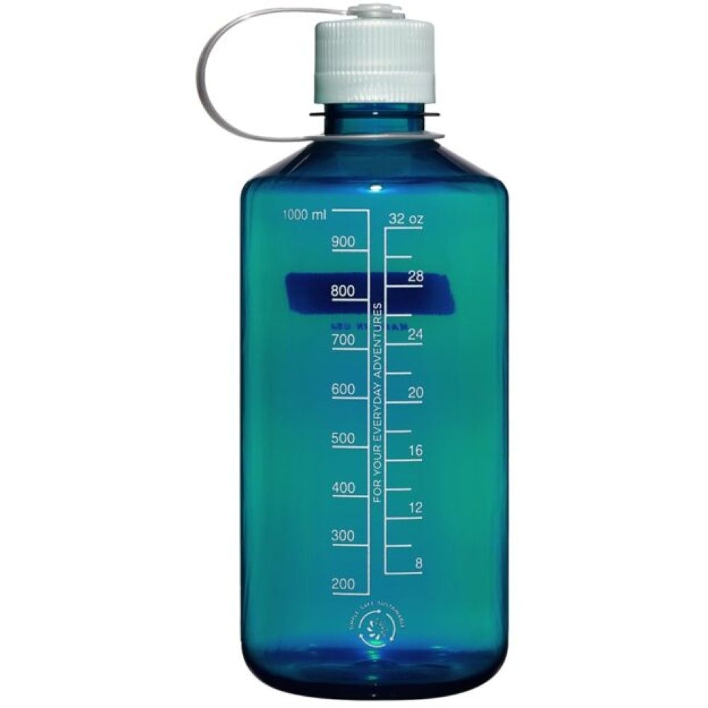 Nalgene Narrow-Mouth 1L Trout Green Sustain N2021-0732 drinkflessen en thermosflessen online bestellen bij Kathmandu Outdoor & Travel