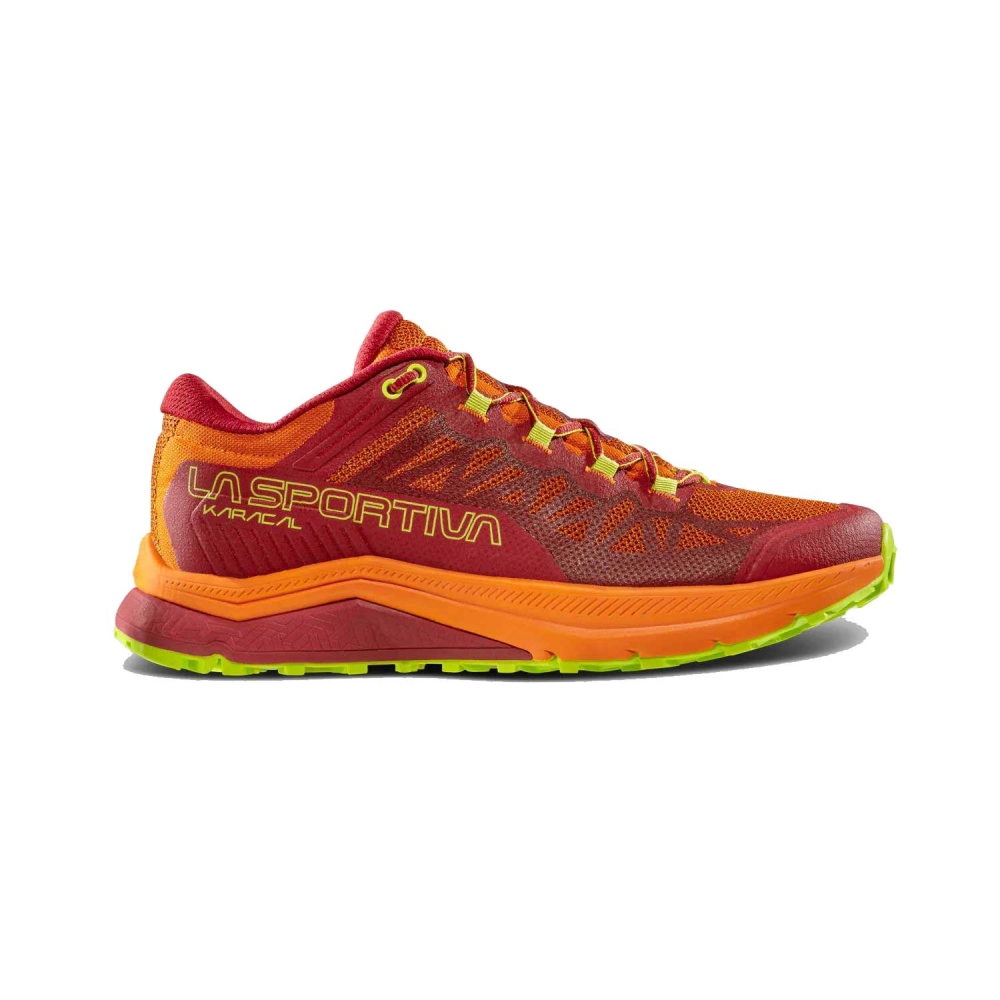 La Sportiva Karacal Sangria/Hawaiian Sun 46U320208 wandelschoenen heren online bestellen bij Kathmandu Outdoor & Travel