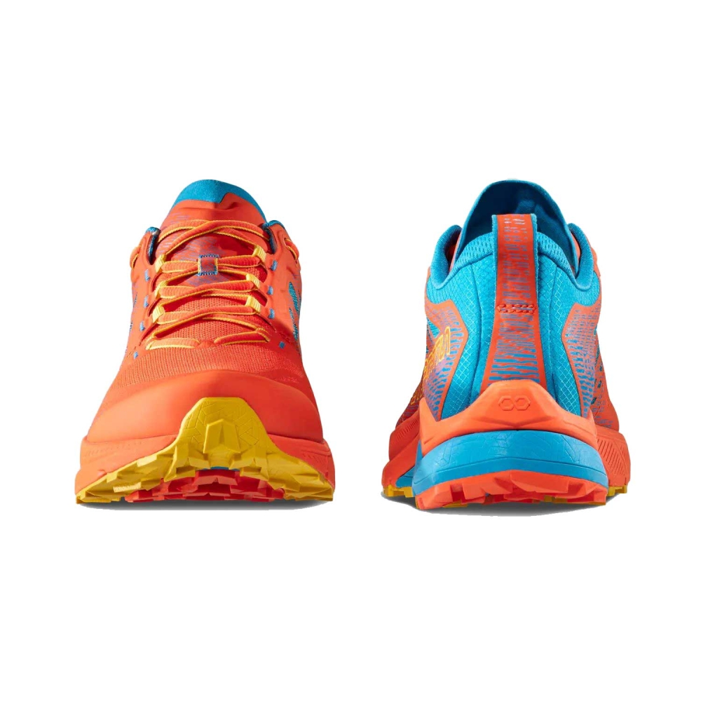 La Sportiva Jackal II Cherry Tomato/Tropic Blue 56J322614 wandelschoenen heren online bestellen bij Kathmandu Outdoor & Travel