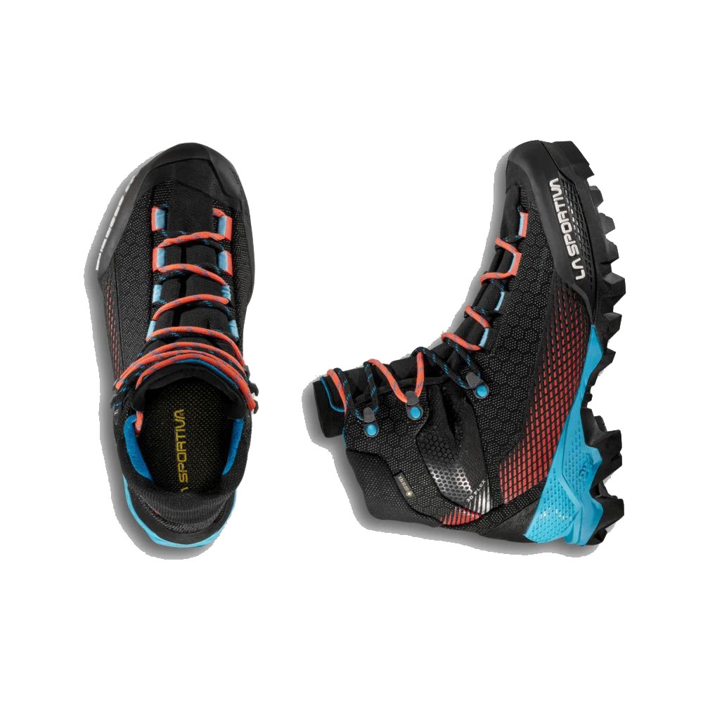 La Sportiva Aequilibrium ST Woman GTX  Black/Hibiscus ZFMS099K00P02 wandelschoenen dames online bestellen bij Kathmandu Outdoor & Travel