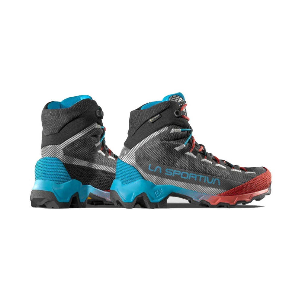 La Sportiva Aequilibrium Hike Woman Gtx Carbon/Malibu Blue G00B02 wandelschoenen dames online bestellen bij Kathmandu Outdoor & Travel