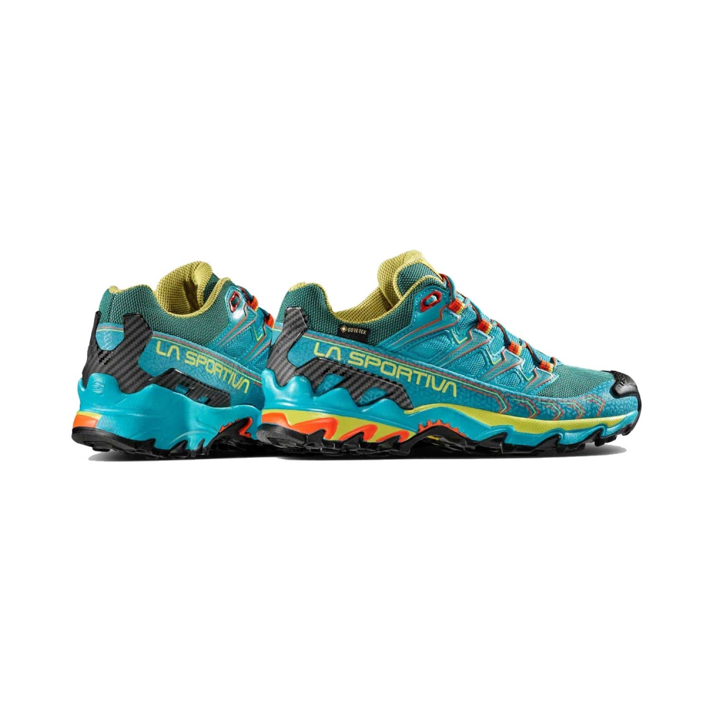 La Sportiva Ultra Raptor II Woman Gtx  Lagoon/Green Banana ZFHS056-B38E28 wandelschoenen dames online bestellen bij Kathmandu Outdoor & Travel