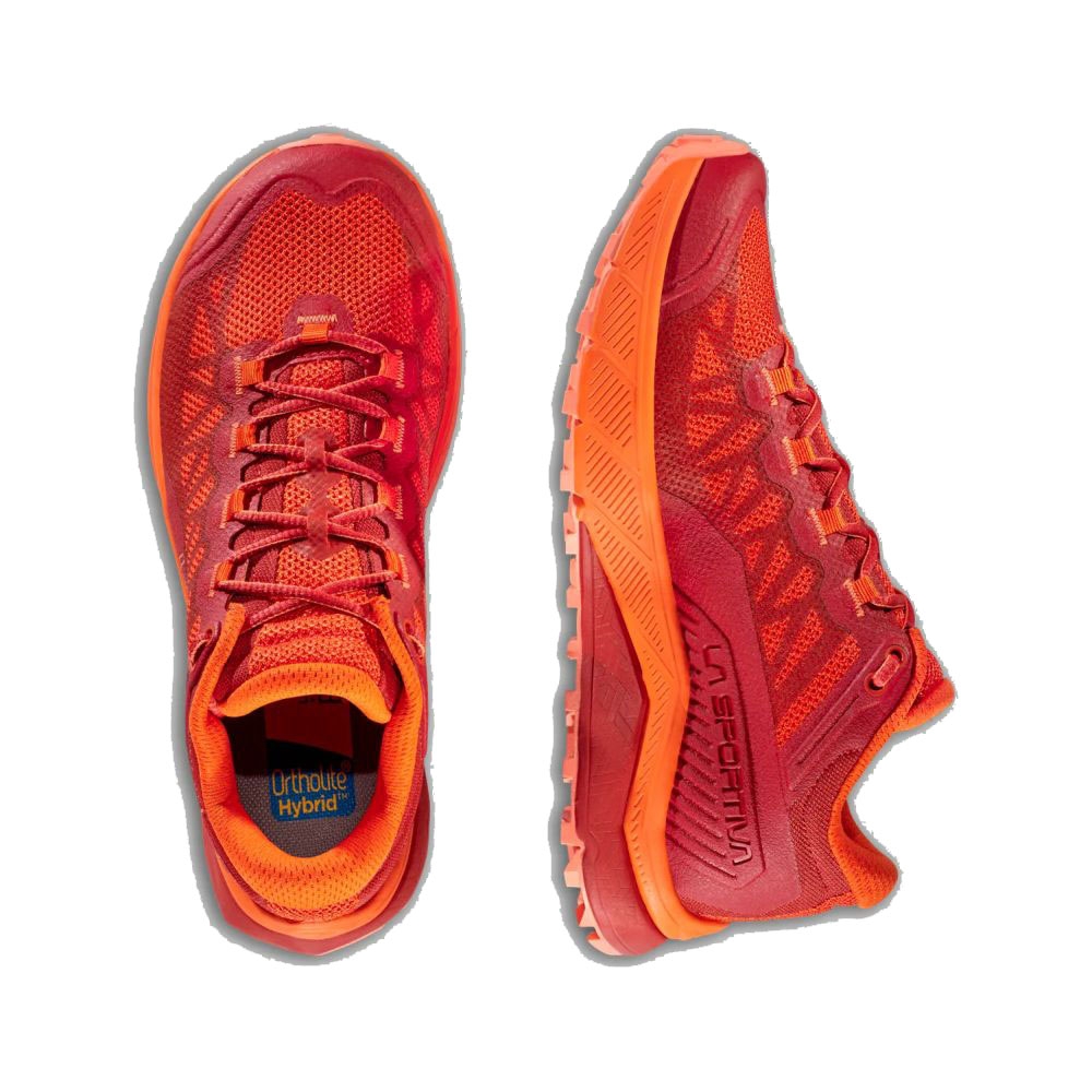 La Sportiva Karacal Woman  Cherry Tomato/Velvet 46V322323 wandelschoenen dames online bestellen bij Kathmandu Outdoor & Travel