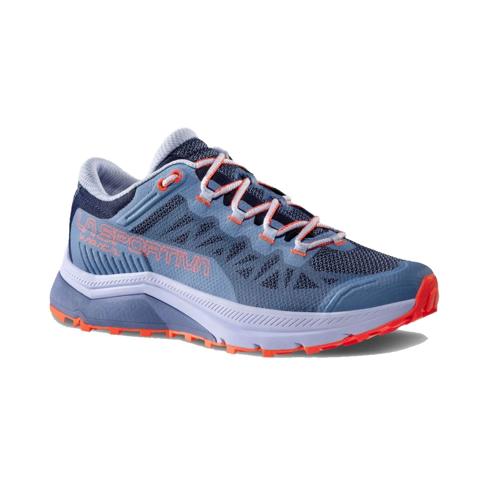 La Sportiva Karacal Woman  Moonlight/Cherry Tomato 46V644322 wandelschoenen dames online bestellen bij Kathmandu Outdoor & Travel