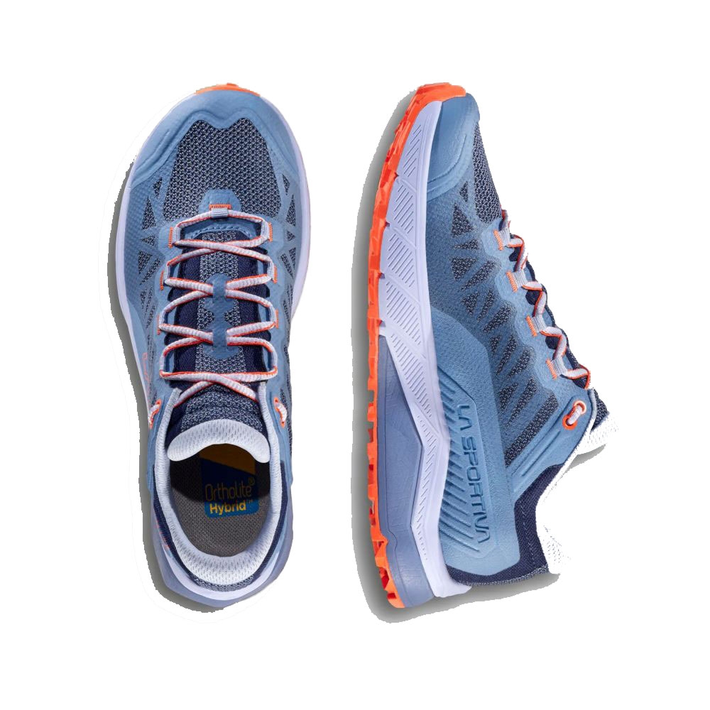 La Sportiva Karacal Woman  Moonlight/Cherry Tomato 46V644322 wandelschoenen dames online bestellen bij Kathmandu Outdoor & Travel