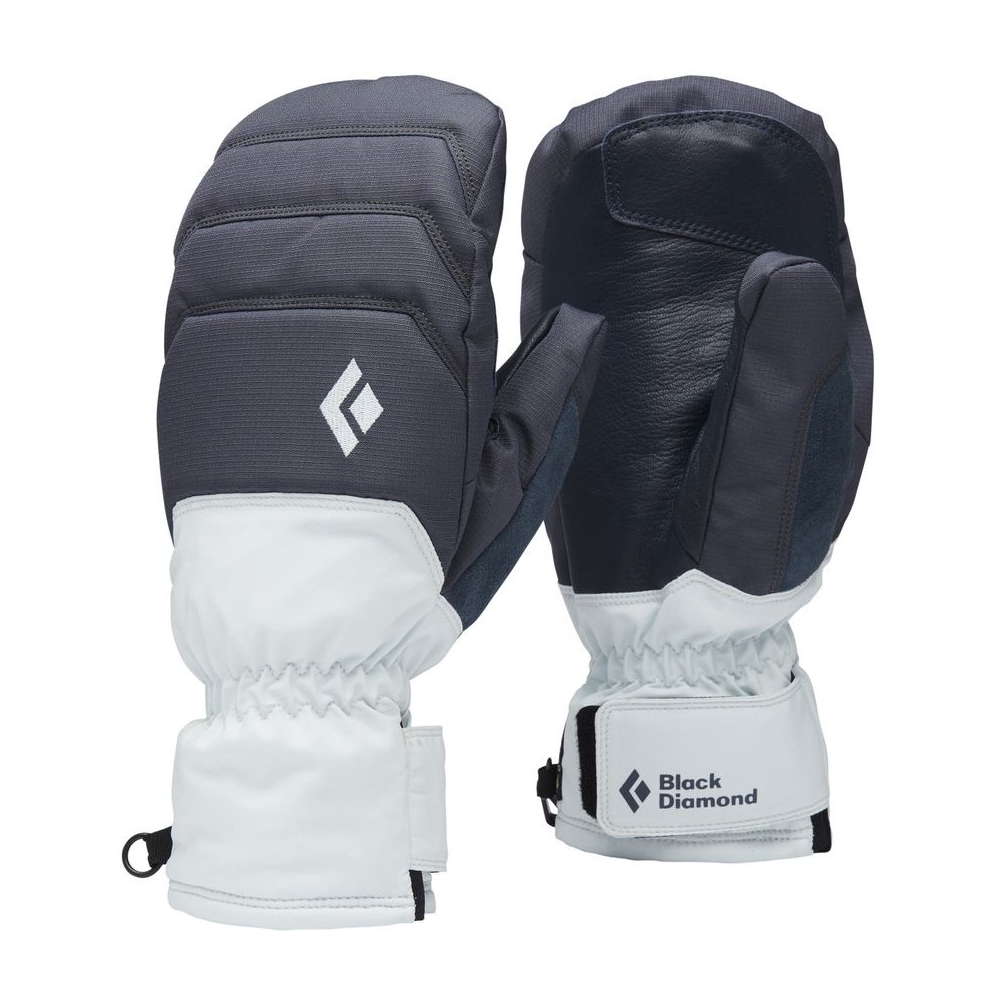 Black Diamond Mission MX Mitts Women's Charcoal-Belay Blue BD801137-9496 kleding accessoires online bestellen bij Kathmandu Outdoor & Travel