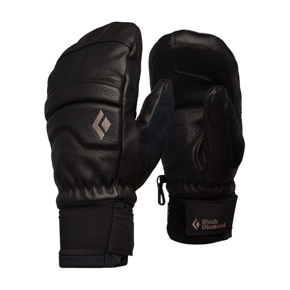 Black Diamond Spark Mitts Black-Black BD801131-9008 kleding accessoires online bestellen bij Kathmandu Outdoor & Travel